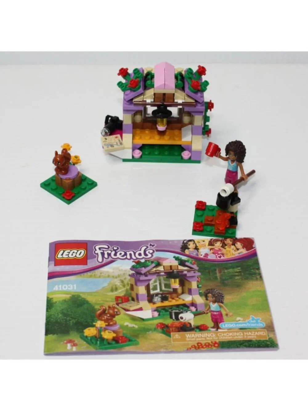 Lego Friends Andrea's Mountain Hut Complete Set 41031 with Instructions NO Box